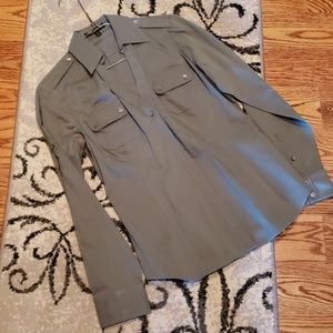 Express Button Down Top